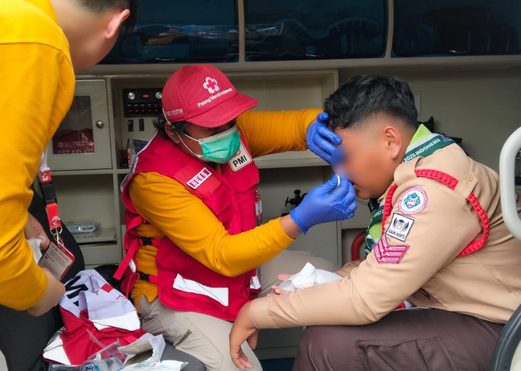 PMI Kota Jakarta Timur hadir mendukung kegiatan internasional World Muslim Scout Jamboree 2025 di Buperta Cibubur