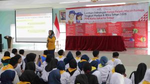 Latihan Gabungan Ketua PMR Madya (SLTP) dan Wira (SLTA) se Jakarta Timur Bangun Karakter dan Kepemimpinan