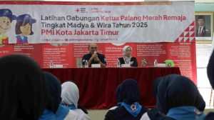 Latihan Gabungan Ketua PMR Madya (SLTP) dan Wira (SLTA) se Jakarta Timur Bangun Karakter dan Kepemimpinan