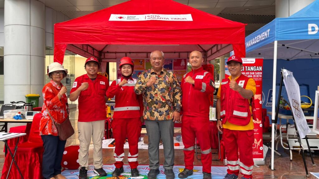 PMI Jakarta Timur Sukses Hadir dalam Booth Pameran Indonesia Disaster Management Summit (IDMS) 2025