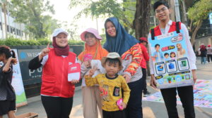 Kampanye 3M Plus di Bundaran HI, PMI dan Dinas Kesehatan DKI Jakarta Ajak Masyarakat Terapkan “Satu Rumah, Satu Jumantik”